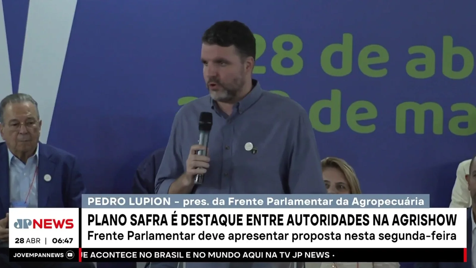 Pedro Lupion na Agrishow