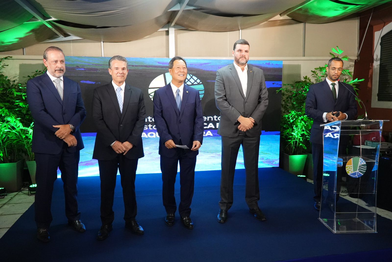 Pedro Lupion em evento internacional de aquacultura